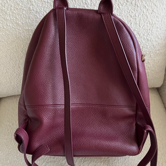 EUC Tory Burch Ella Leather Backpack in Merlot main image 8